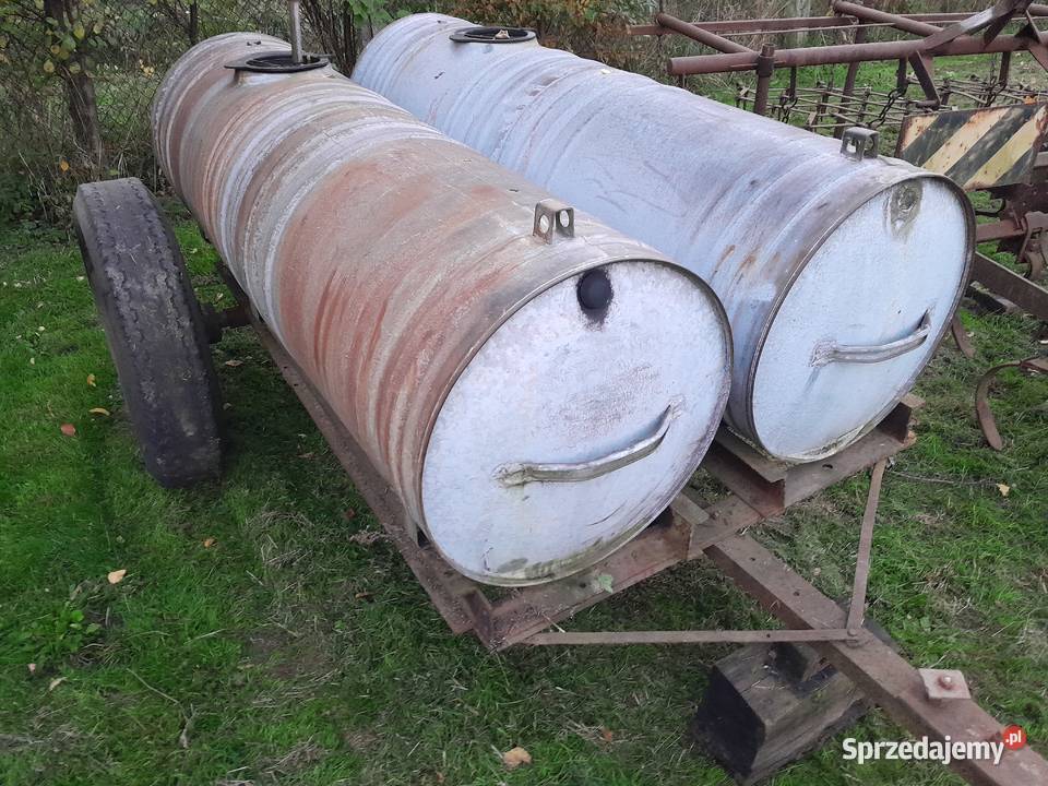 Beczkowóz BR6A beczka beczki 2 sztuki 630 litrów Dąbrowa Górnicza