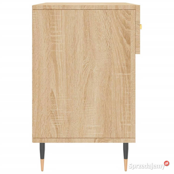 Ławka z miejscem na buty dąb sonoma 102x35x55 Warszawa