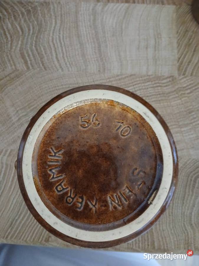 Dzbanek wazon ceramiczny Fat Lava z Niemiec Wiewiórka