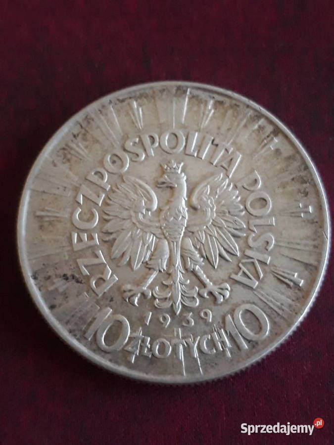 10 J Piłsudski 1939 r 1 nieznany nakładśliczne Konin