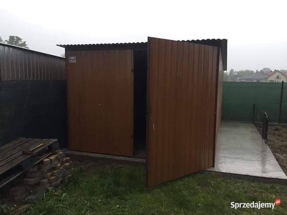 GARAŻE BLASZANE 3x5m ocynk TRANSPORT I MONTAŻ blacha lubelskie Lublin