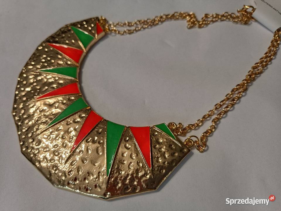 Okazały naszyjnik choker vintage Białystok sprzedam