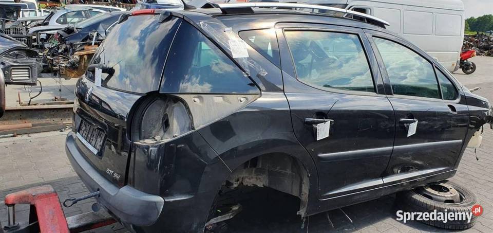 ĆWIARTKA BŁOTNIK PRAWY TYŁ PEUGEOT 207 SW Lipno