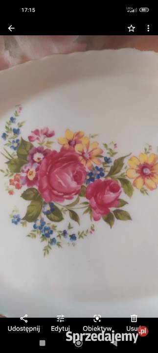 Stara patera Stok on trent porcelana Anglia biel Wrocław