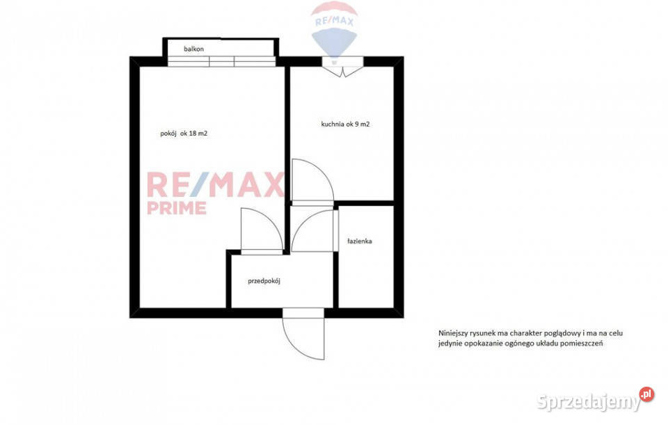 Kawalerka 3327m2 Planty balkon Radom