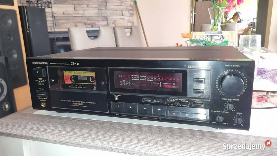 Magnetofon kasetowy Pioneer CT445 Dolby B C HX Warta