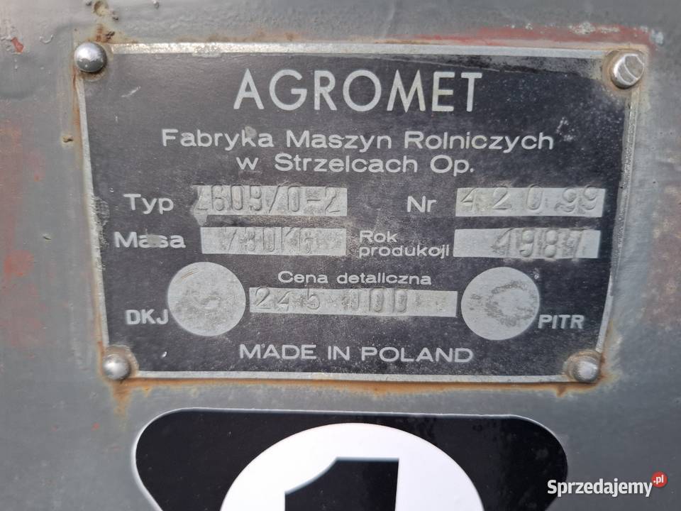 Kopaczka elewatorowa Agromet mazowieckie Radom