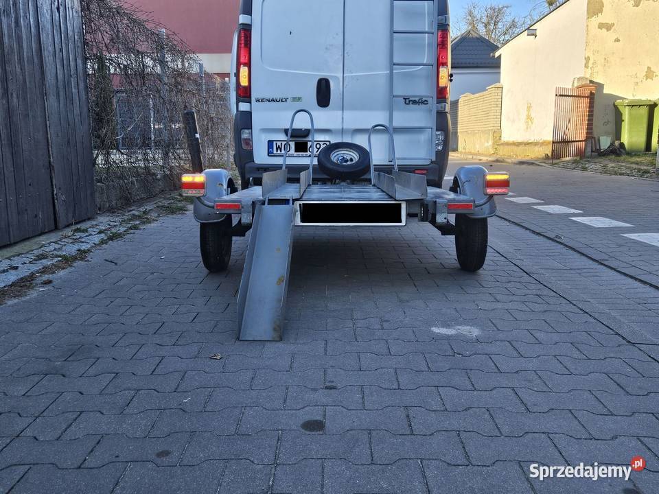 Przyczepka motocyklowa uniwersalna platforma NRD Do samochodów osobowych