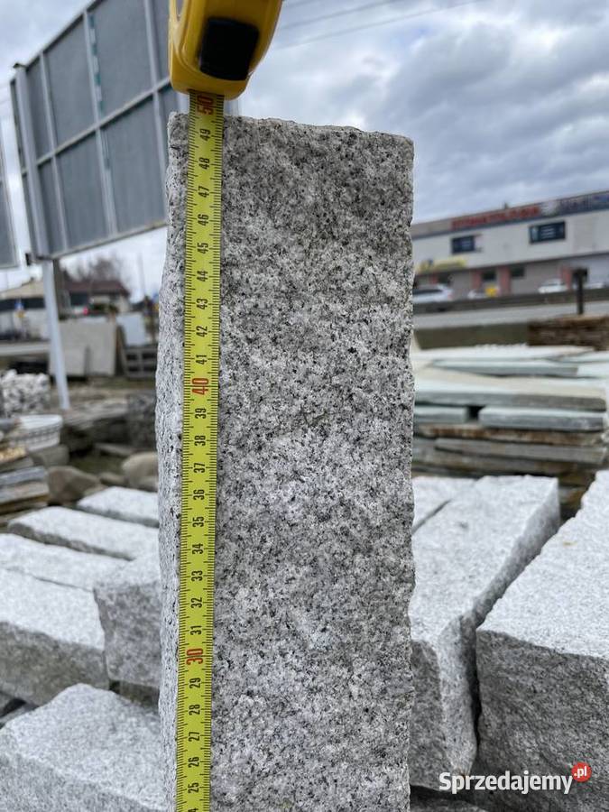 PALISADA GRANIT 10x10x50 Kostka Granitowa Bruk Dom i Ogród Legionowo