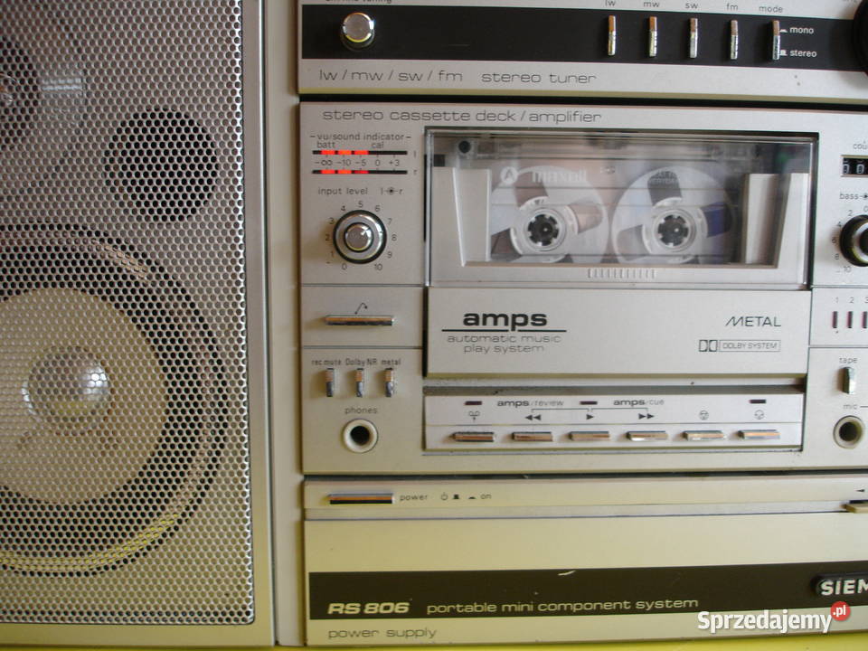 Radiomagnetofon SIEMENS RS806 Radioodtwarzacze Zielona Góra