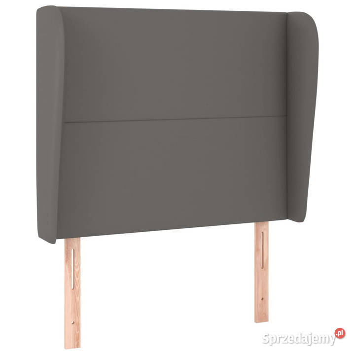 Zagłówek uszak szary 103x23x118128 sztuczna Warszawa