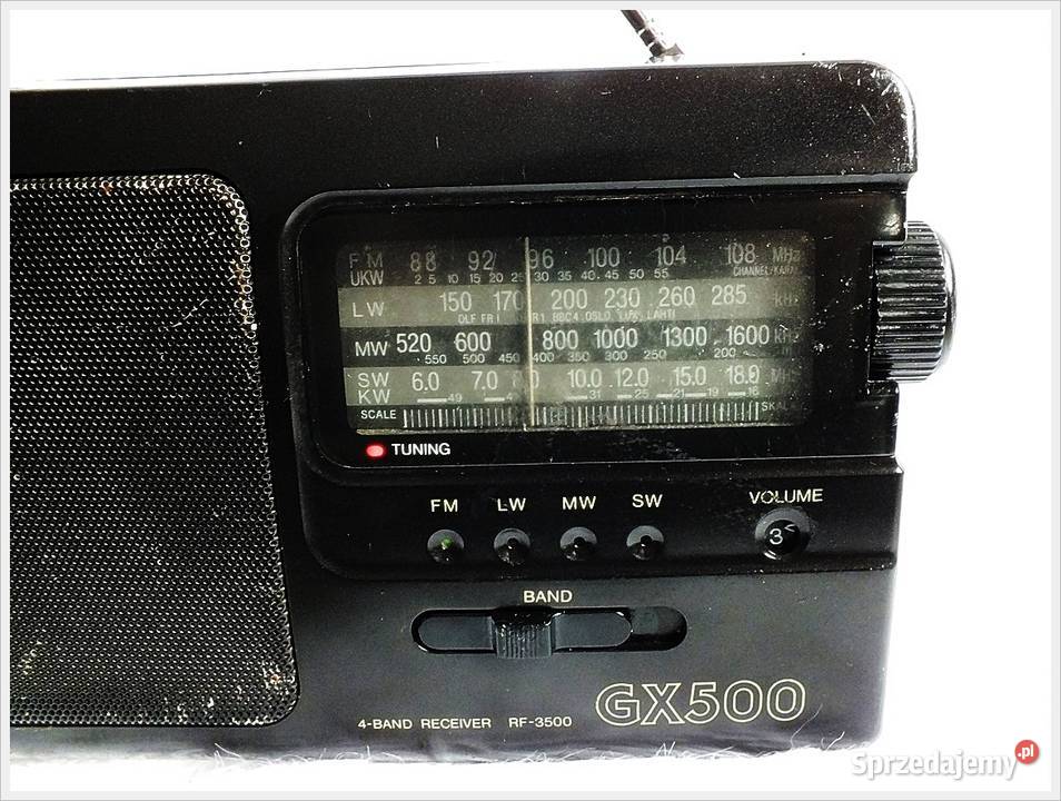 Przenośne małe radio Panasonic GX500 4pasmowy Radioodtwarzacze Żary