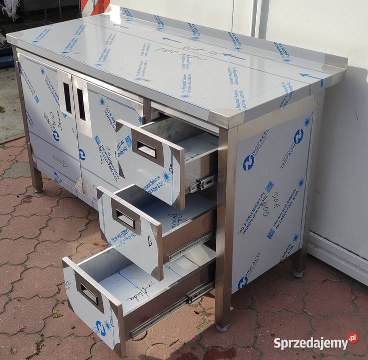 Stół gastronomiczny zabudowany 140x60x85 z Słupia Kapitulna