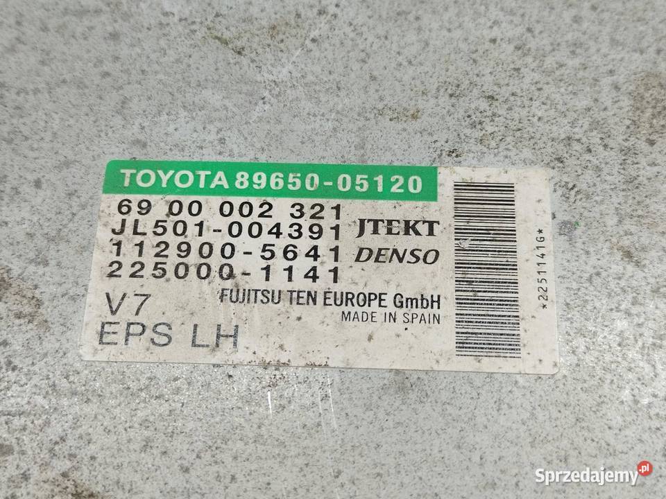 MODUŁ WSPOMAGANIA 8965005120 Toyota Avensis III Rok produkcji 2013 świętokrzyskie sprzedam