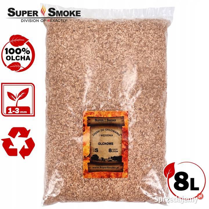 Zrębki Wędzarnicze Super Smoke OLCHA KL02 13mm podlaskie Białystok