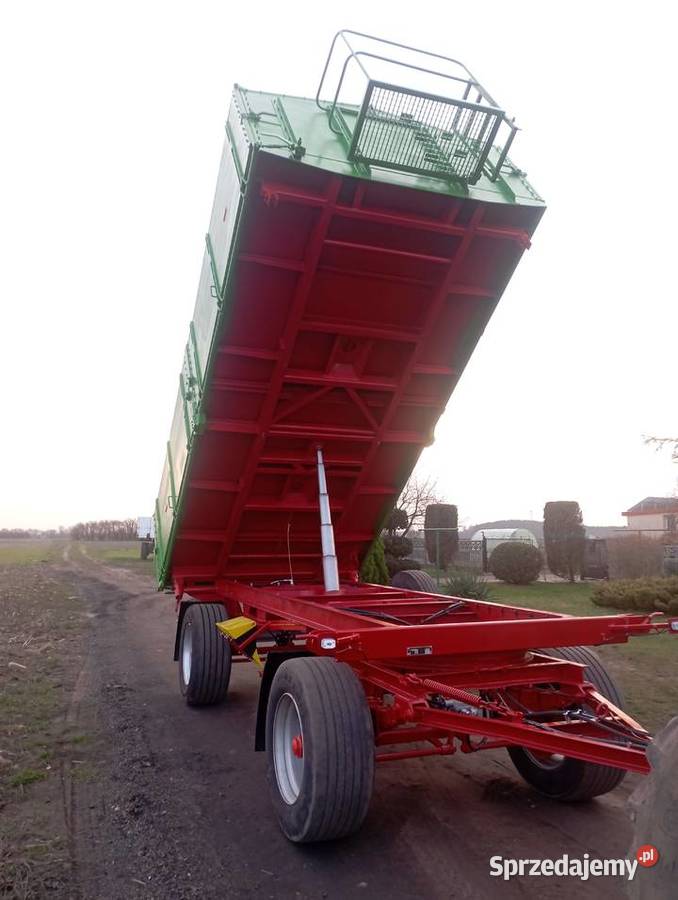 Przyczepa niemiecka 8 ton ładowności trójstronny