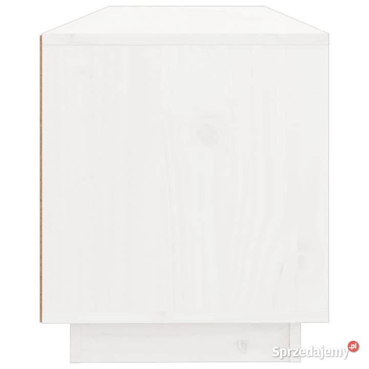 Szafka pod TV biała 100x34x40 lite drewno Warszawa