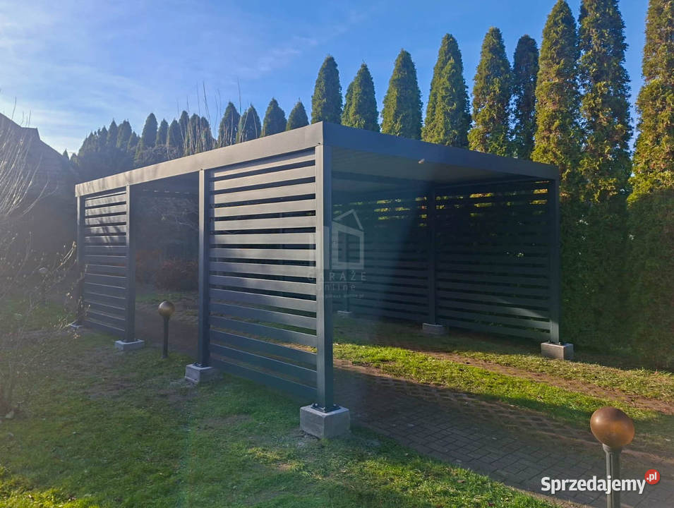 CarPort PREMIUM wiata samochodowa 5x6 dodatkowa blacha Kostrzyn nad Odrą