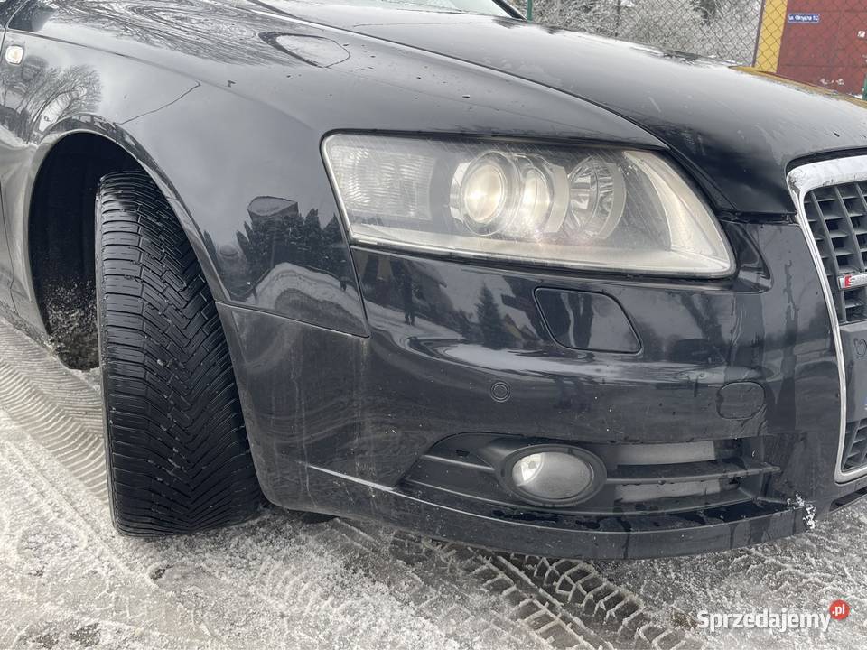 Kompletny przód S line Audi a6 c6 czarny bixenon Stare Kurowo