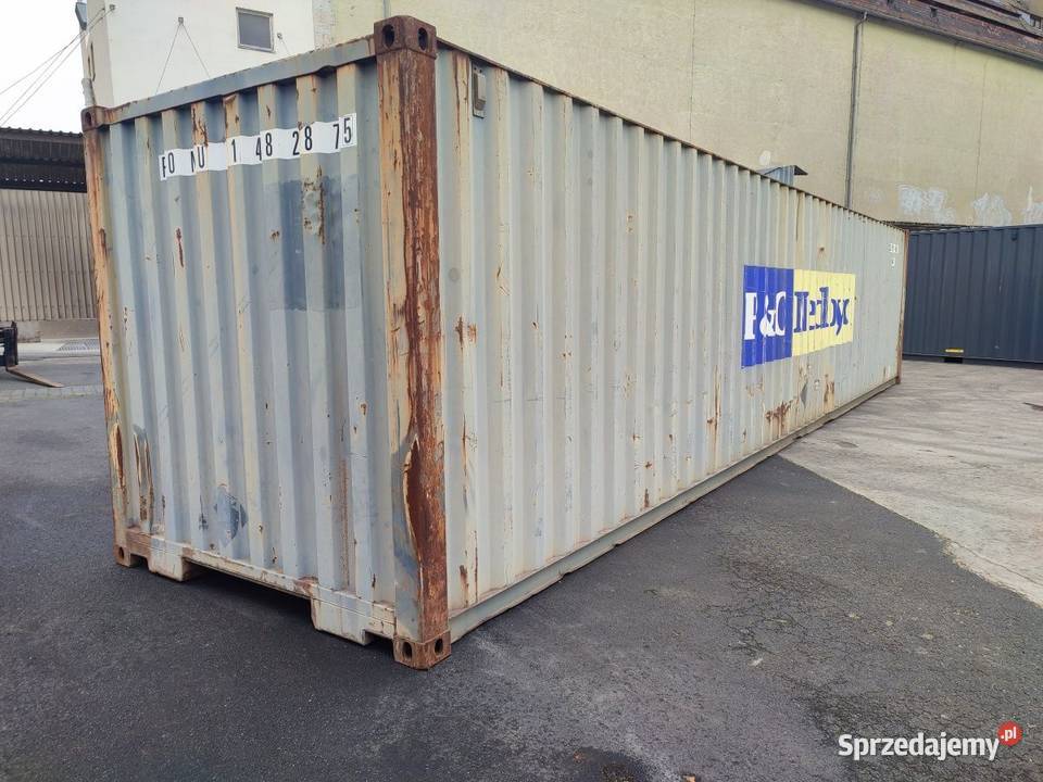 Kontener morski 40 DVHC 12 metrowy transport Magazynowanie Strzelce Krajeńskie