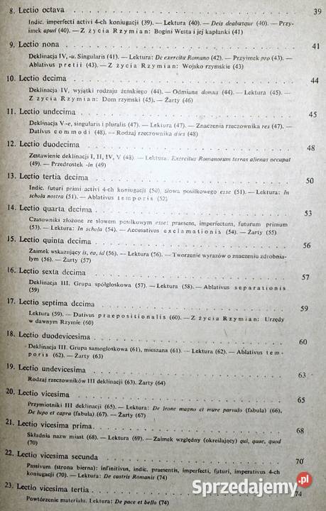 Lingua Latina Łacina bez pomocy Orbiliusza L Chełm