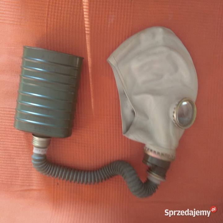 RETRO maska gazowa PRL kompletna torba typ Warszawa