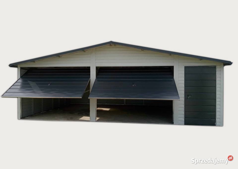 Garaż Blaszany Blaszak 7x5m Biały RAL Producenta Piotrków Trybunalski