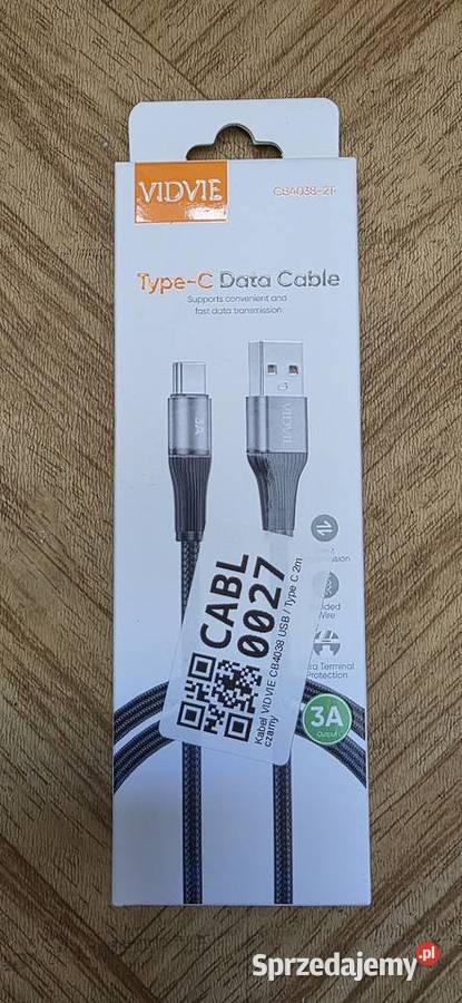 Sprzedam nowy kabel USBC pleciony 200 nie Gdańsk