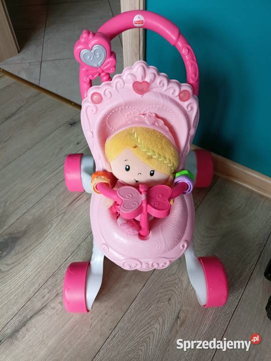 Wózek z lalką pchacz Fisher Włocławek