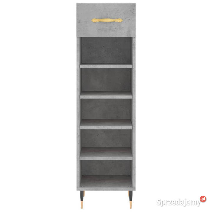 Szafka na buty szarość betonu 30x35x105 WM829656 Warszawa