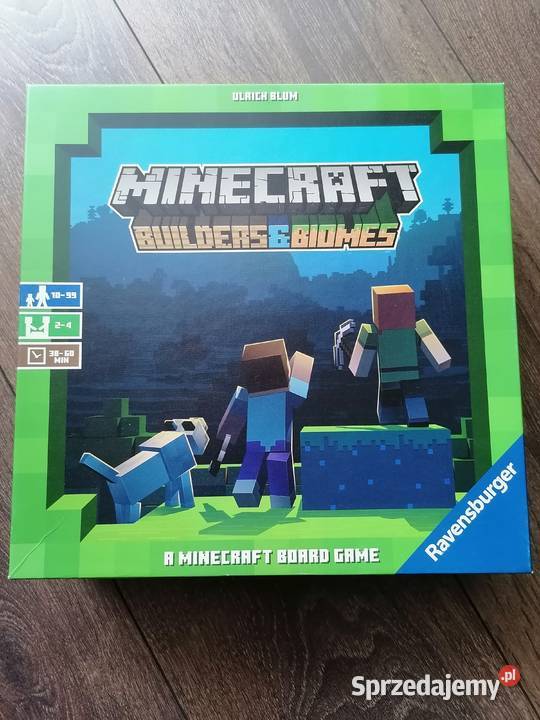 Gra planszowa Minecraft BuildersBiomes stan Wiek od 10 Przygodowe Wrocław sprzedam