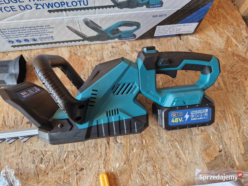 Nożyce do żywopłotu krzewów 2x aku 48v Kosiarki akumulatorowe Głogowa