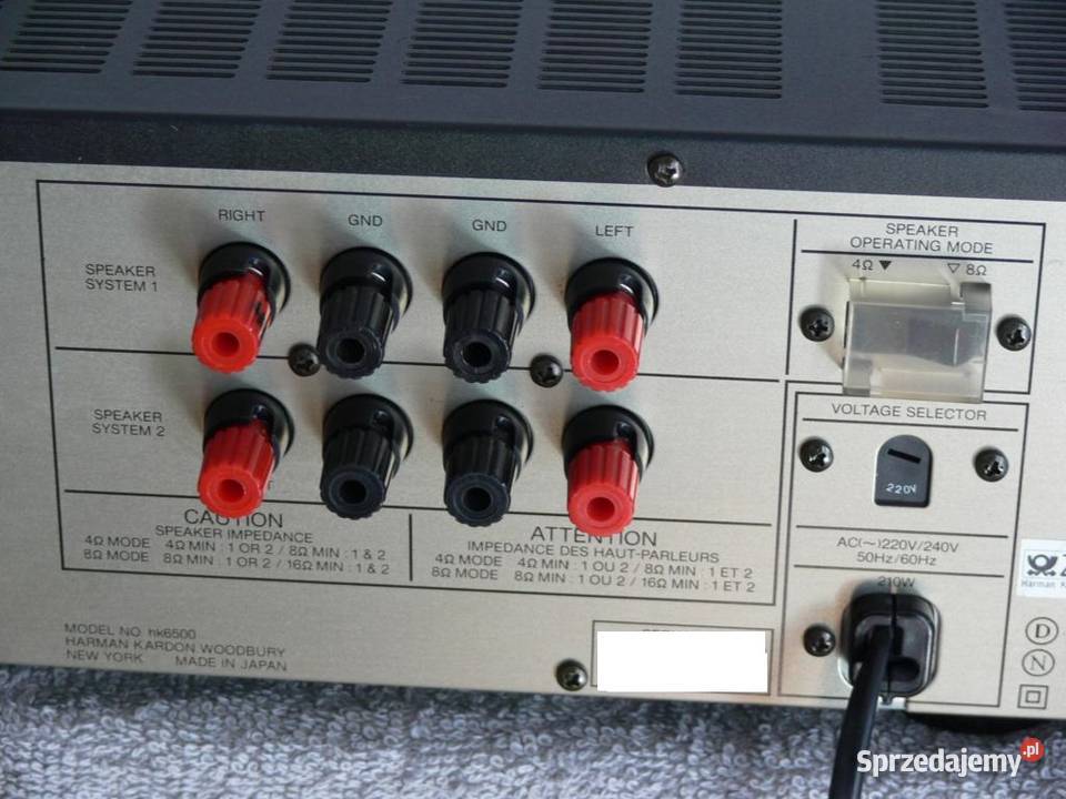 Wzmacniacz Harman Kardon HK6500 mocny i sprawny Wzmacniacze i pokrewne Jasło