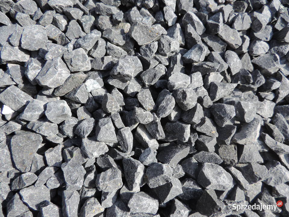 Czarny kamień do gabionu 40120 grys bazalt Oświęcim
