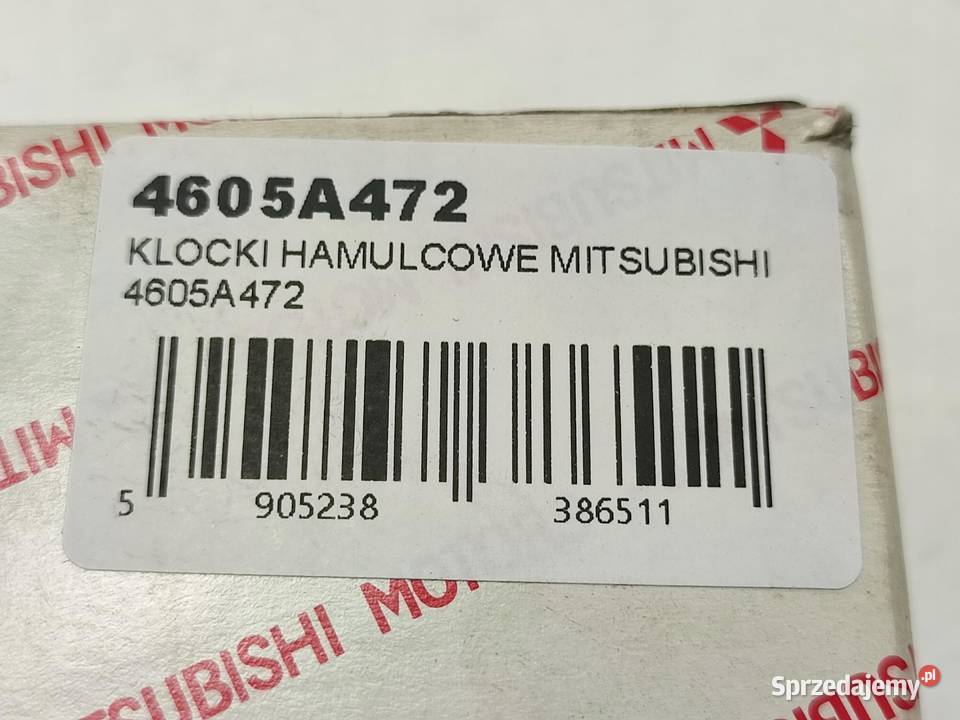 KLOCKI HAMULCOWE PRZÓD MITSUBISHI PAJERO IV 32 osobowe lubelskie