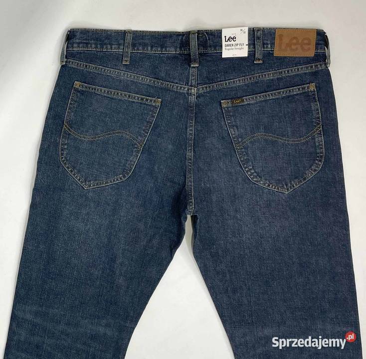 Spodnie męskie jeansy Lee Daren Zip Fly Voyage niebieski Kraków sprzedam