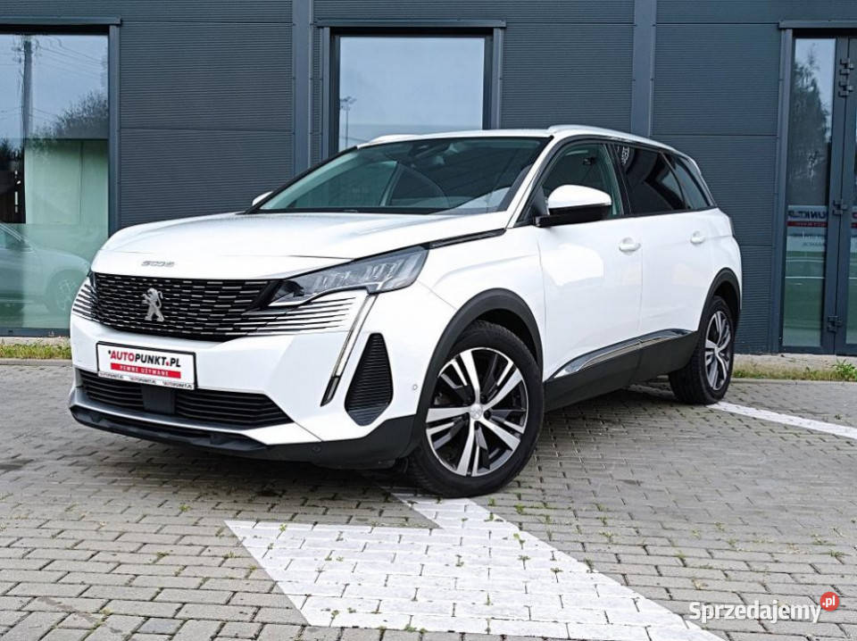 Peugeot 5008 2021r FV23 7 MIEJSC Full LED Kam360 diesel Kraków