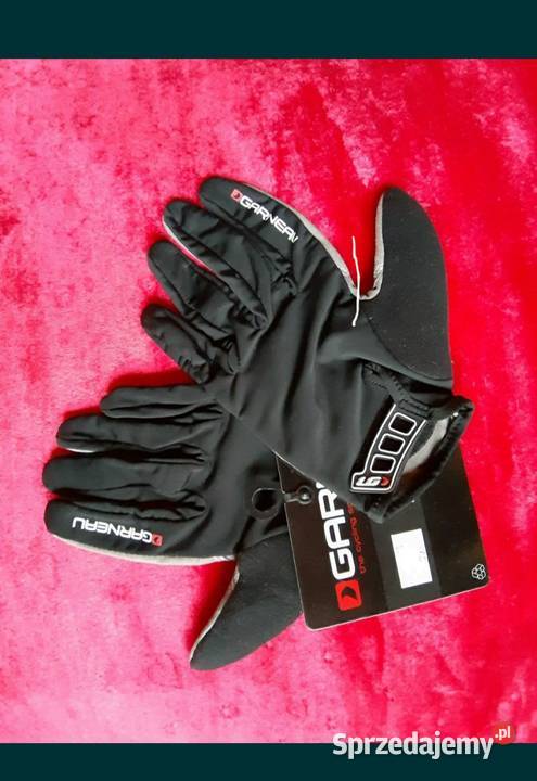 Rekawiczki Garneau creek rower czarne lekkie mazowieckie Piastów