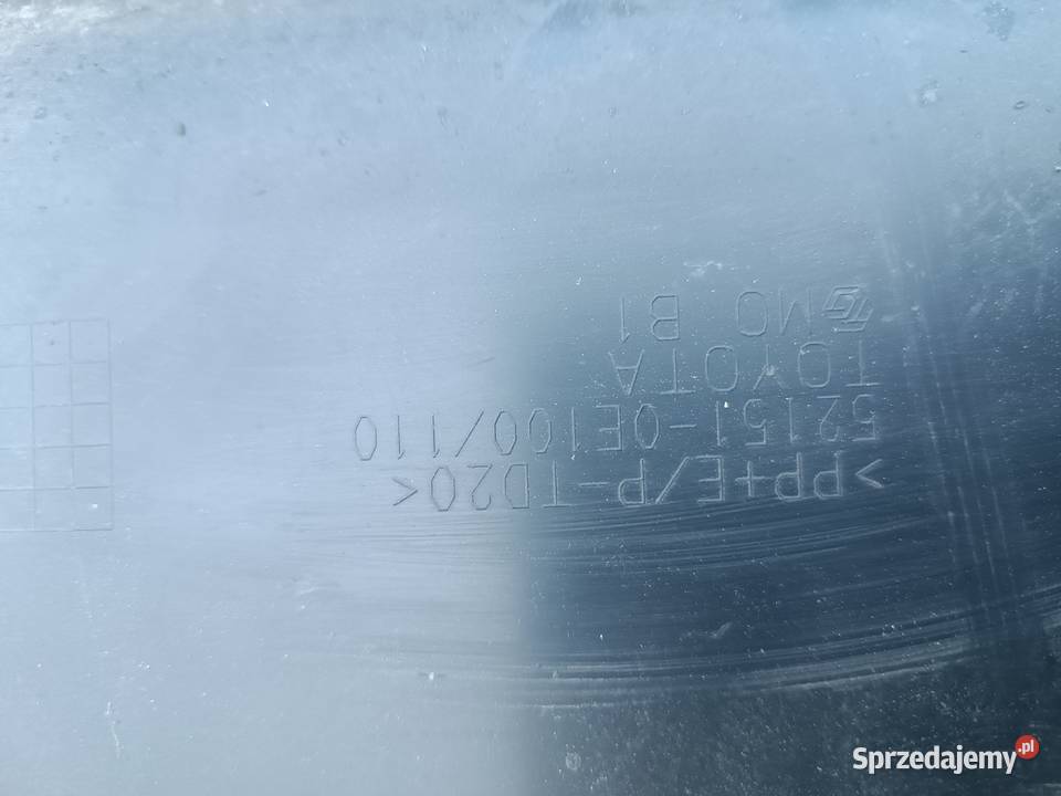 Spoiler zderzaka tylnego toyota hghlander Międzychód