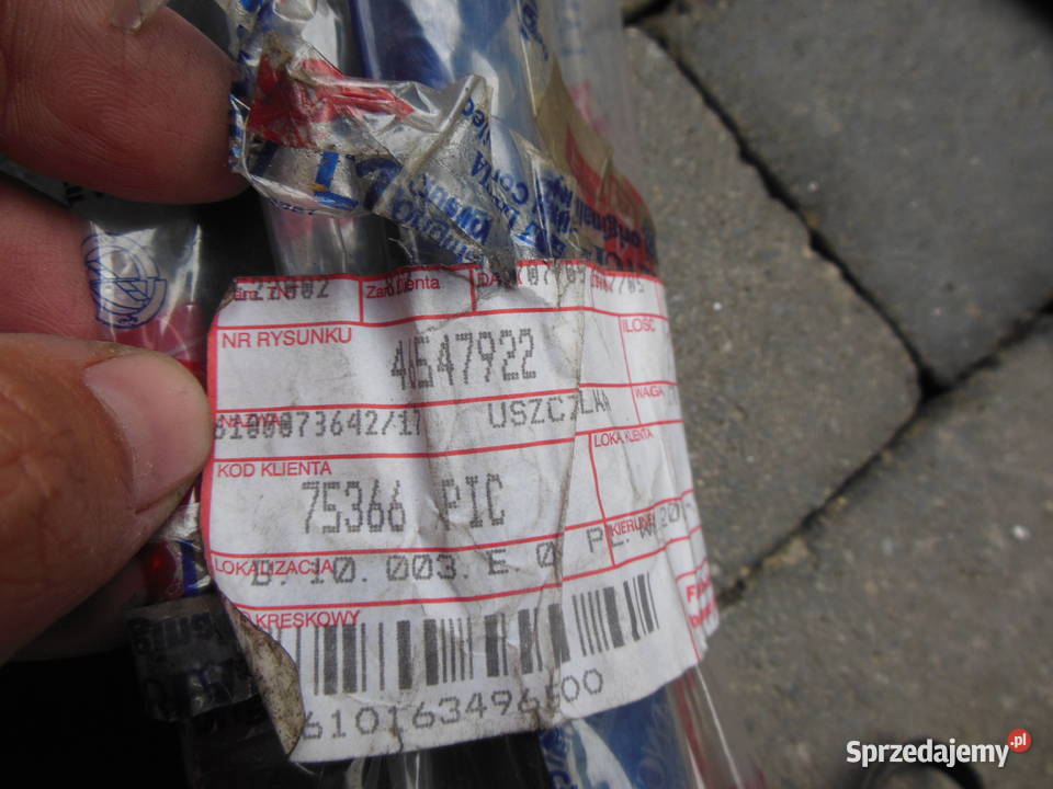 46547922 Listwa wewnętrzna szyby drzwi Fiat śląskie