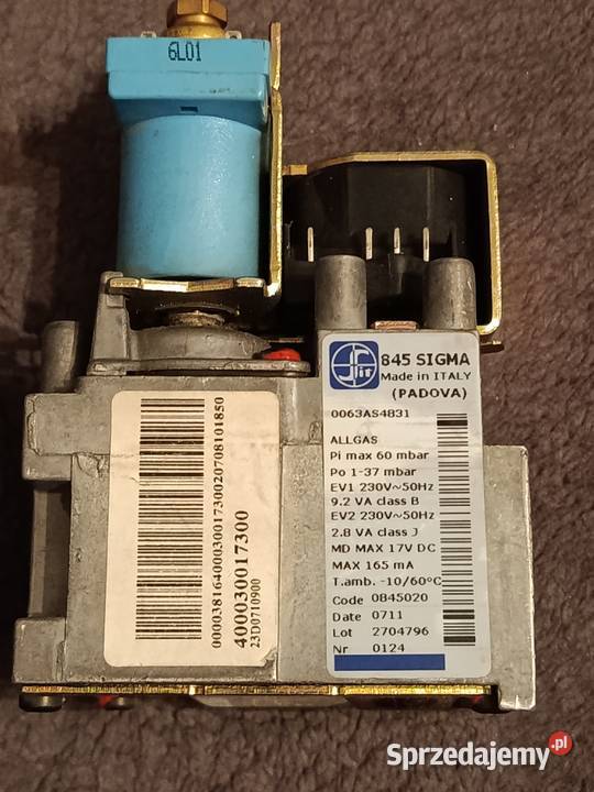 Ariston zawór gazowy dedykowany Inowrocław sprzedam