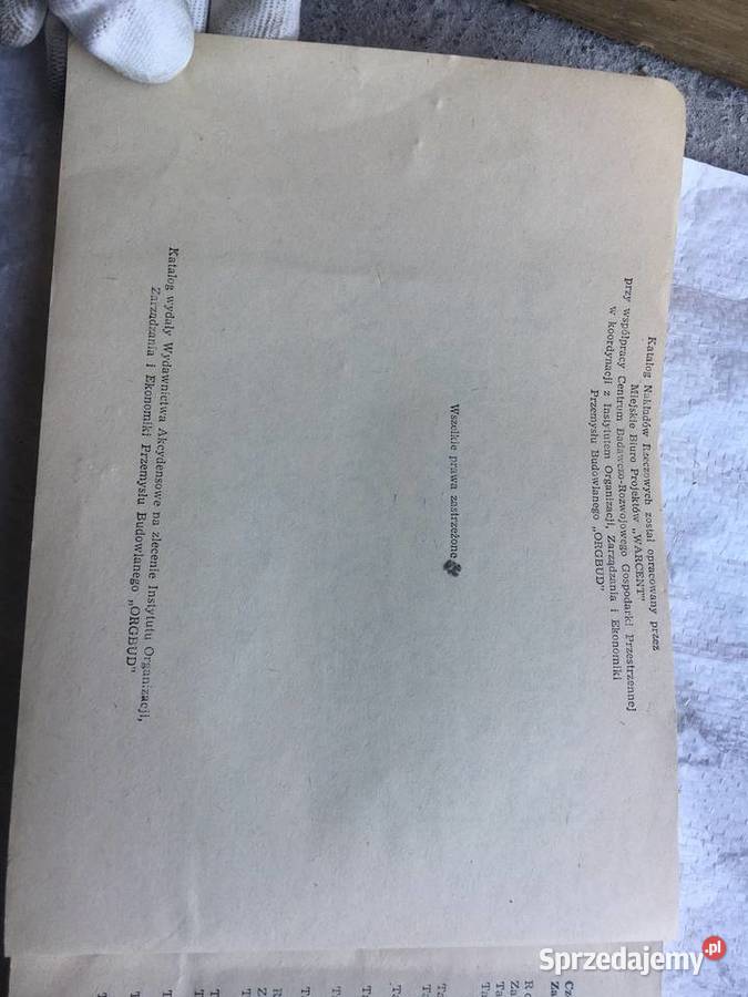 Katalog Nakładów Rzeczowych 401 Roboty remontowe Antyki, Sztuka, Kolekcje wielkopolskie Łęczyca