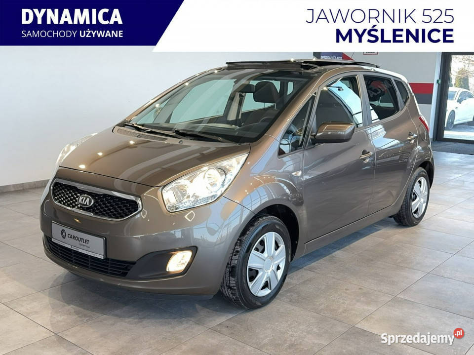 Kia Venga 14 LPG 90 M5 2013 r dach panoramiczny wspomaganie kierownicy Myślenice