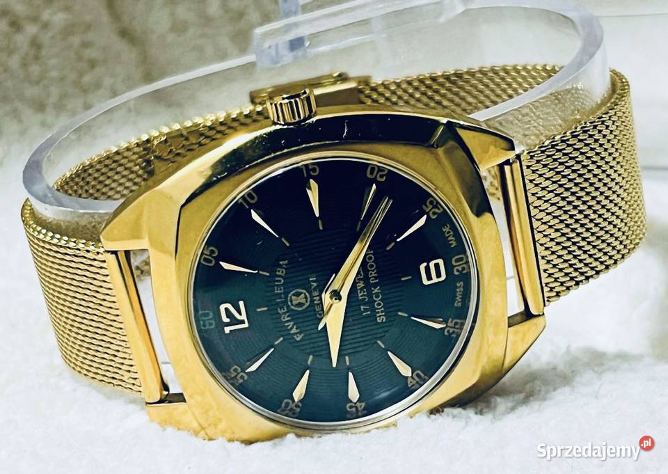 Piękny klasyczny FAVRE LEUBA GENEVE Vintage lata Grupa