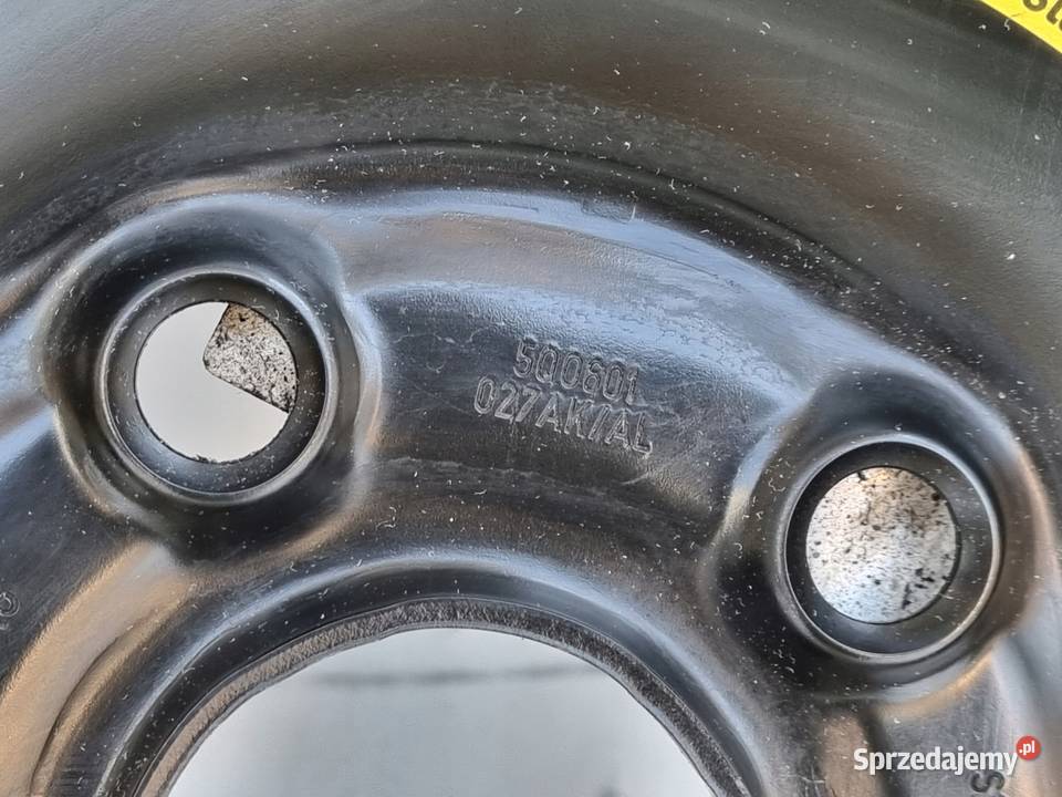 VW Golf VII Octavia KOŁO ZAPASOWE Zapas felga Średnica 16" Chełm