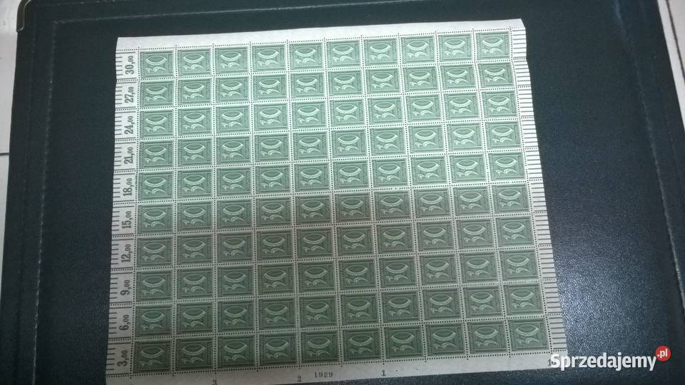 znaczki 30 marek 1922 Deutsches Reich ARKUSZ Warszawa