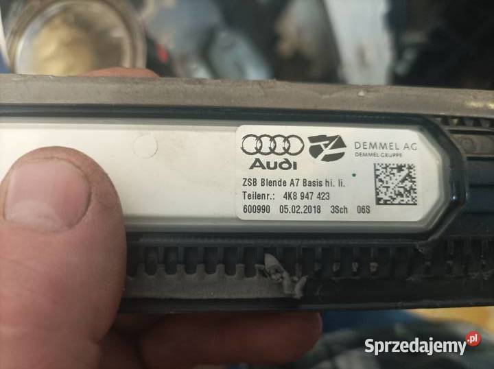 Audi A7 C8 listwa ambiente progu tył lewy