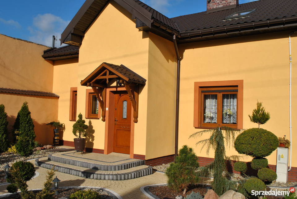 Daszek drzwi wejściowe drewniany ATTRACTIVE PLUS Drzwi i okna Krotoszyn