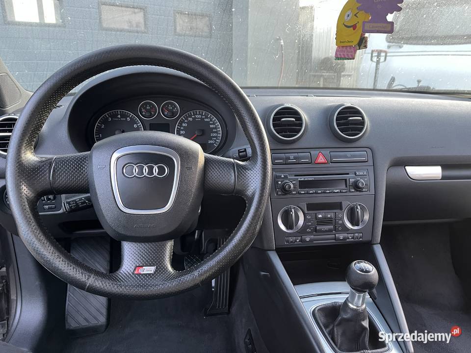 Audi a3 8p 16 115 sline 2005 Samochody osobowe Strzelce Krajeńskie sprzedam