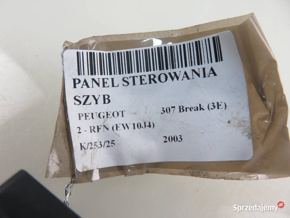 PANEL SZYB PEUGEOT 307 96351622XT
